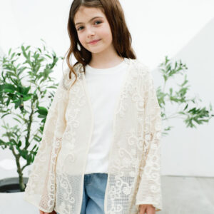 SACO CROCHET BORDADO