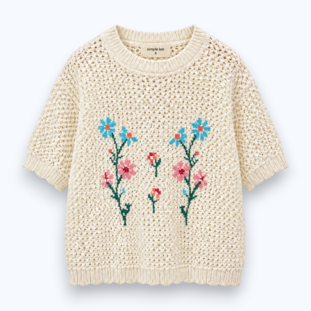 REMERA PUNTO FLOR